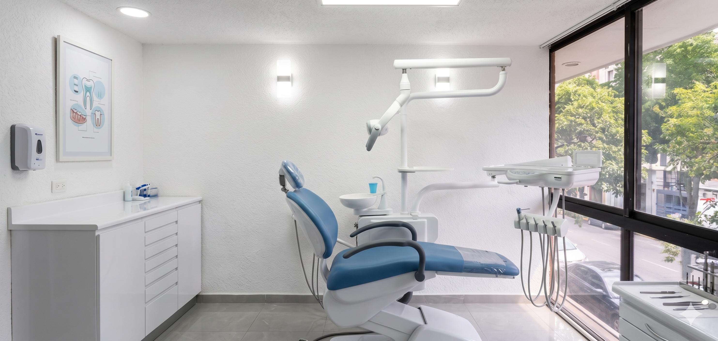 Consultorio moderno de Clínica ABCenter